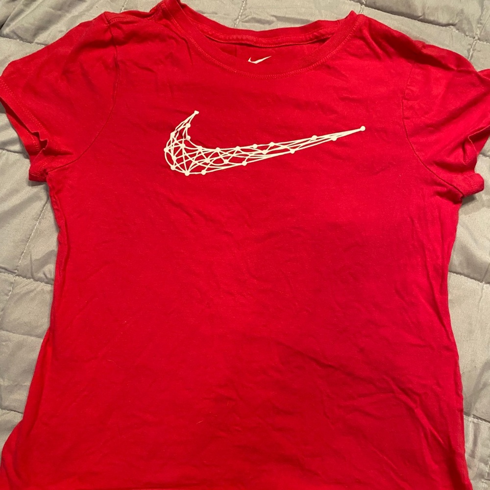 Hot Pink Girls Nike Short Sleeve Shirt